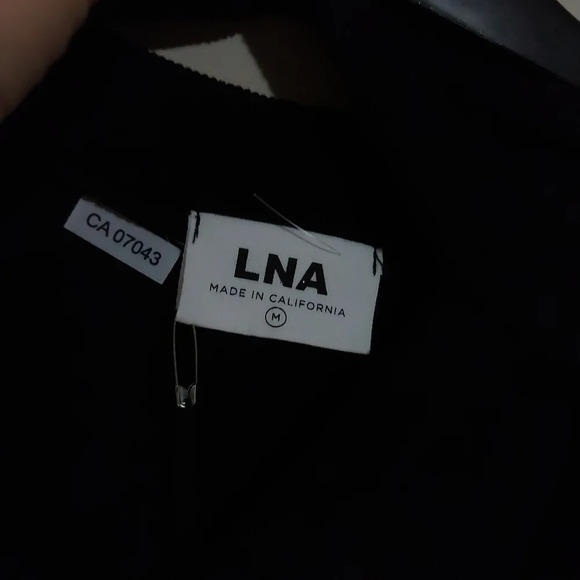 LNA Thea black dress nwt size M - Picture 4 of 6